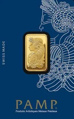 10g Goudbaar | PAMP Fortuna, Verzenden, Goud