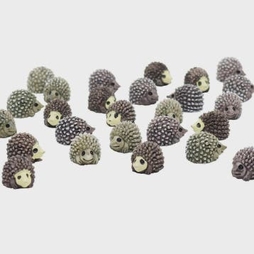 Mini Egel Beeldjes Set (5/10 Stuks) - Sprookjestuin & Miniat, Dieren en Toebehoren