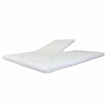 4 D topper NASA - 9cm - Split - 140/220, Verzenden, Nieuw, Wit, Overige typen