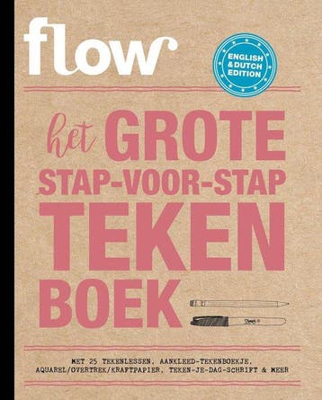 FLOW TEKENBOEK 2017     0004 - Sanoma Media NL. Cluster:, Verzenden, Zo goed als nieuw, Sanoma Media NL. Cluster: Vrou