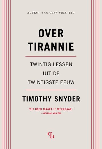 Over Tirannie | Timothy Snyder | Nieuw, Ophalen of Verzenden, Nieuw, Timothy Snyder