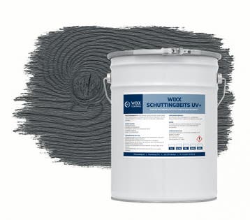 Wixx Schuttingbeits UV+ Antraciet 1L, Minder dan 5 liter, Verzenden, Nieuw, Beits