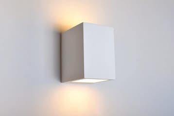 Integral wandlamp Arta decoratief overschilderbaar gips v..., Ophalen of Verzenden, Nieuw