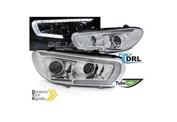 Dynamische LED Koplampen Xenon look voor Volkswagen Scirocco, Ophalen of Verzenden