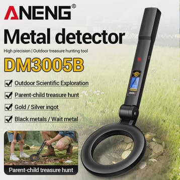 ANENG DM3005B Metaaldetector - Pro Schatzoeker met Pinpoint, Verzenden, Nieuw