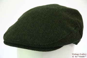 flatcap Platte pet Hawkins vissengraat groen 57, 58, 59, 60, Kleding | Heren, Hoeden en Petten, Ophalen of Verzenden, Nieuw, Hawkins