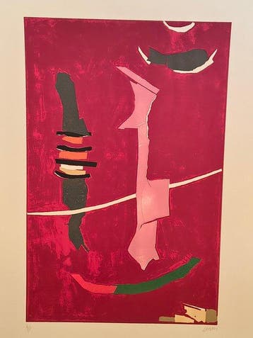 Andre Lanskoy (1902 - 1976) - Rosso dal Journal dun