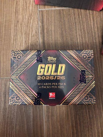 Topps - 1 Box - Topps Bundesliga Gold 2025/2026, Nieuw
