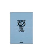 1978 FIAT X1/9 1500 BROCHURE ENGELS, Nieuw, Author