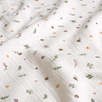 Mousseline Bloemen Jurk Meisjes | Ruche Mouwen | Gebroken, Verzenden, Nieuw