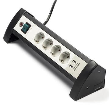 Stekkerdoos met USB | Brennenstuhl | 1.8 meter, Verzenden, Nieuw