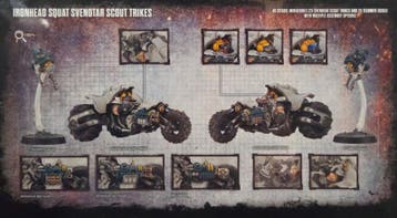 Ironhead squat Svenotar scout trikes (warhammer nieuw), Ophalen of Verzenden, Nieuw