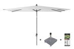 Platinum Riva stokparasol 3x2 - White met voet en hoes, Tuin en Terras, Tuinsets en Loungesets, Verzenden, Nieuw, Overige materialen
