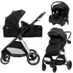 Lorelli Aspen Black 3-in-1 Combi Kinderwagen incl. i-Size, Verzenden, Nieuw