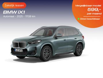 BMW iX1 | Zakelijk Leasen vanaf 441,- p/mnd, Nieuw, Financial lease, Lease, IX1