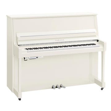 Yamaha B30 TC3 PWH messing TransAcoustic 3 piano, Nieuw, Wit, Piano
