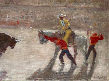 Kurt Leyde (1881-1941) - Spanish Bullfight: 1918
