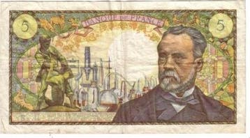 France Fay 61/07 5 Francs Pasteur 04/04/1968 Tres Tres Be..., Verzenden