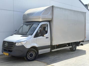 Zakelijke Lease |  Mercedes-Benz Sprinter 317 1.9 CDI, Automaat, Stof, Gebruikt, Zwart