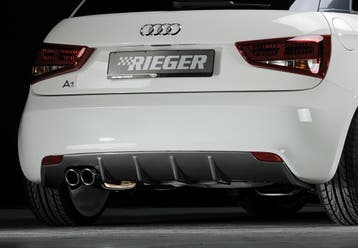 Rieger diffuser | geschikt voor Audi A1 8X | ABS Carbon-look, Auto-onderdelen, Carrosserie en Plaatwerk, Verzenden, Nieuw, Audi