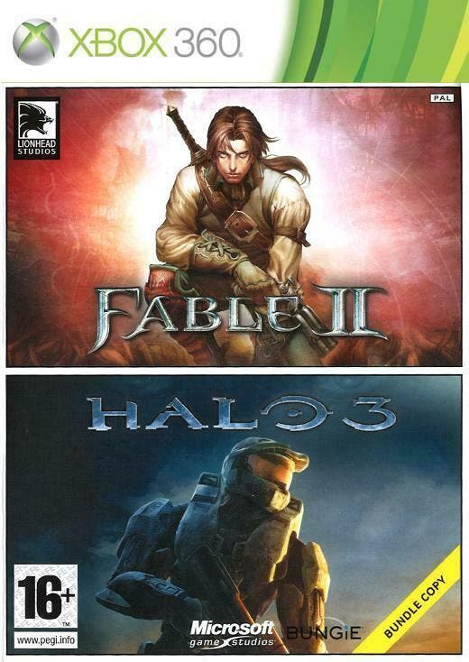 Xbox 360 Halo 3 & Fable II, Spelcomputers en Games, Games | Xbox 360, Zo goed als nieuw, Verzenden