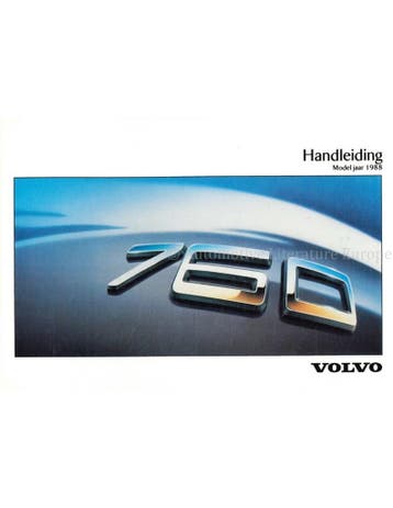 1988 VOLVO 760 INSTRUCTIEBOEKJE DUITS
