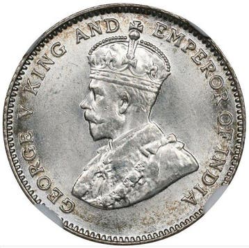 Straits Settlements. George V. 10 Cents 1927 - NGC MS64