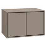 Wastafelkast Capri 78 x 48 x 51 cm  – Beige, Huis en Inrichting, Badkamer | Badkamermeubels, Verzenden, Nieuw, Wastafelkast