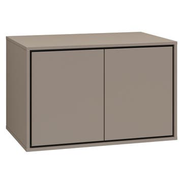 Wastafelkast Capri 78 x 48 x 51 cm  – Beige, Verzenden, Nieuw, Wastafelkast