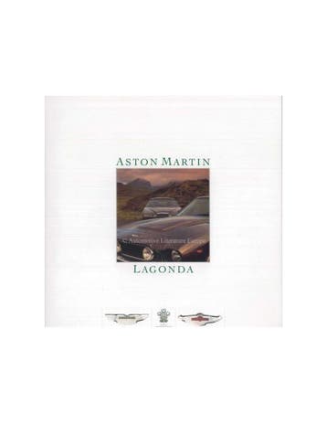 1986 ASTON MARTIN LAGONDA BROCHURE ENGELS, Nieuw, Author