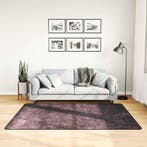 vidaXL Vloerkleed wasbaar 120x180 cm antracietkleurig, Verzenden, Nieuw