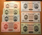 Mongolië. - 35 Banknotes - 1955 - Pick 28, 29, 30, 31, 32,