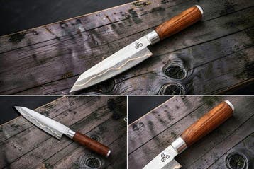 RELIC & EDGE - Keukenmes - Chefs knife - S22 - Staal, Hout
