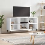 vidaXL Tv-meubel 103,5x30x50 cm bewerkt hout wit, Huis en Inrichting, Kasten | Televisiemeubels, 100 tot 150 cm, Verzenden, Nieuw