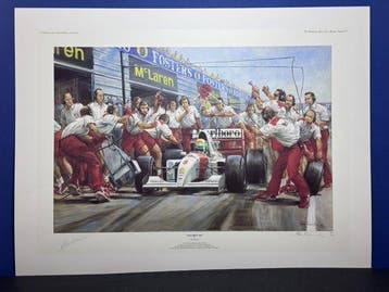 Mclaren - Ayrton Senna - 1993 - Print, Nieuw