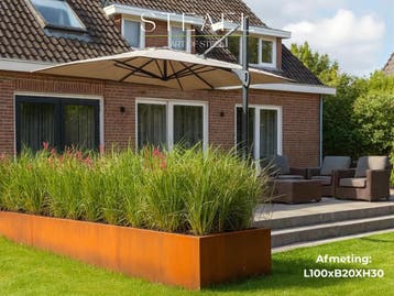 Cortenstaal keerwanden - borderranden - STEAEL, Nieuw, Ophalen of Verzenden, Balkon, Metaal