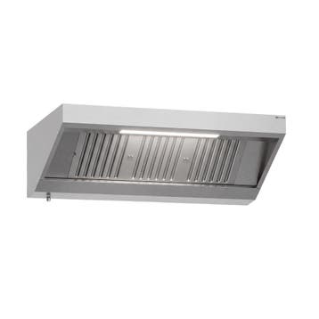 GGM Gastro | Wandafzuigkap RVS - 900mm diep - 1600mm - |, Witgoed en Apparatuur, Afzuigkappen, Wandschouwkap, Verzenden, Nieuw