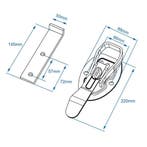 ProPlus Spansluiting - Verzinkt Staal - Inclusief Tegenst..., Ophalen of Verzenden, Nieuw