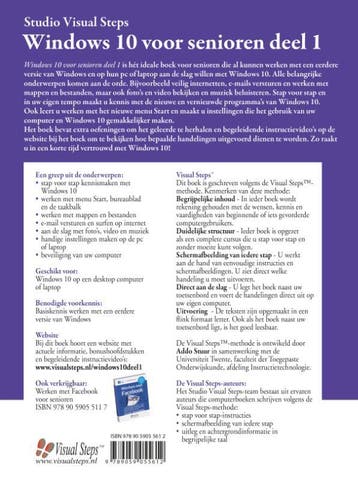 Windows 10 voor senioren 9789059055612 Studio Visual Steps, Boeken, Verzenden, Zo goed als nieuw, Studio Visual Steps