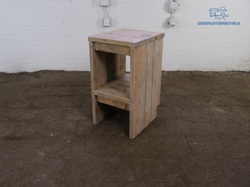 Industrieel Openkastje – Steigerhout, Tweedehands, 79x50x57, Verzenden, Gebruikt