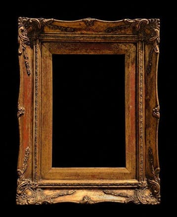 Lijst - hout en gips - 45 x 35 cm