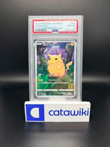Pokémon - 1 Graded card - Pikachu 001/028 PSA 10 - Japanese, Nieuw