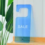 Sale Hanger Lichtblauw Uitverkoop Kledingwinkel Winkel Bord, Verzenden, Nieuw