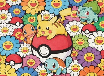 Aiana Roz - Pokémon & Takashi Murakami Style - Fine Art, Nieuw