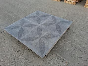 Veiling - 16,57 M2 Keramische Tegel Antra Flower 70x70x3,2 C, Tuin en Terras, Tegels en Klinkers, Nieuw