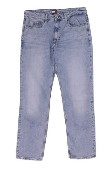 Tommy Jeans Broek in maat 33 Blauw, Tommy Jeans, Verzenden, Zo goed als nieuw, Blauw