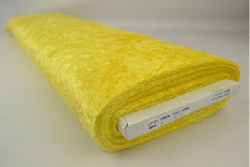 Crushed velvet – Geel – Velours de panne, 120 cm of meer, Geel, Ophalen of Verzenden, Polyester