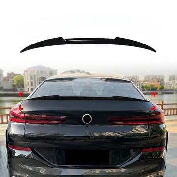 Rear Spoiler Voor BMW X6 G06 - M4 Look, Hoogglans Zwart, Ophalen of Verzenden, Nieuw