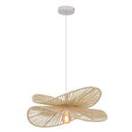 Papieren hanglamp beige, Rosalie, Huis en Inrichting, Nieuw, Ophalen of Verzenden, Landelijk, Metaal