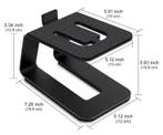 Speaker Standaard Set Staal Anti Vibratie Desktop Stands, Verzenden, Nieuw